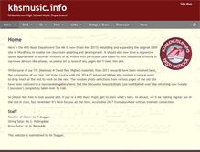 Tablet Screenshot of khsmusic.info